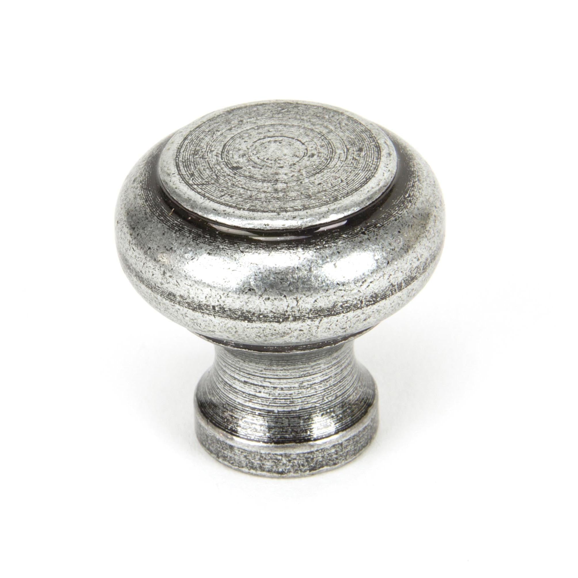 Pewter Regency Cabinet Knob - Small | From The Anvil - Cabinet Knobs - From The Anvil - Yester Home