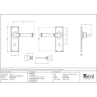 Pewter Regency Lever Bathroom Set | From The Anvil - Lever Bathroom - From The Anvil - Yester Home