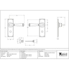 Pewter Regency Lever Bathroom Set | From The Anvil-Lever Bathroom-Yester Home