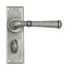 Pewter Regency Lever Bathroom Set | From The Anvil - Lever Bathroom - From The Anvil - Yester Home
