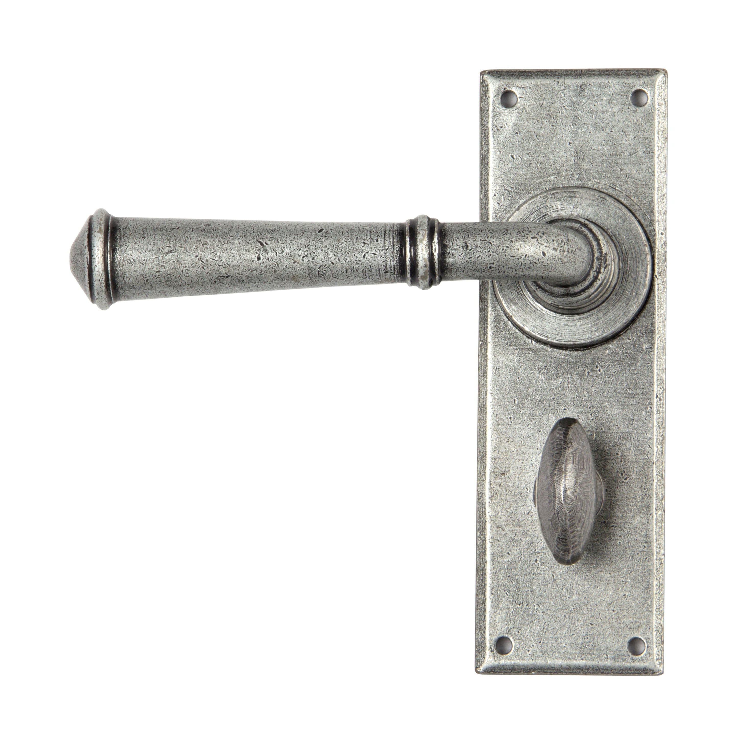 Pewter Regency Lever Bathroom Set | From The Anvil-Lever Bathroom-Yester Home