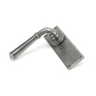 Pewter Regency Lever Latch Set | From The Anvil-Lever Latch-Yester Home