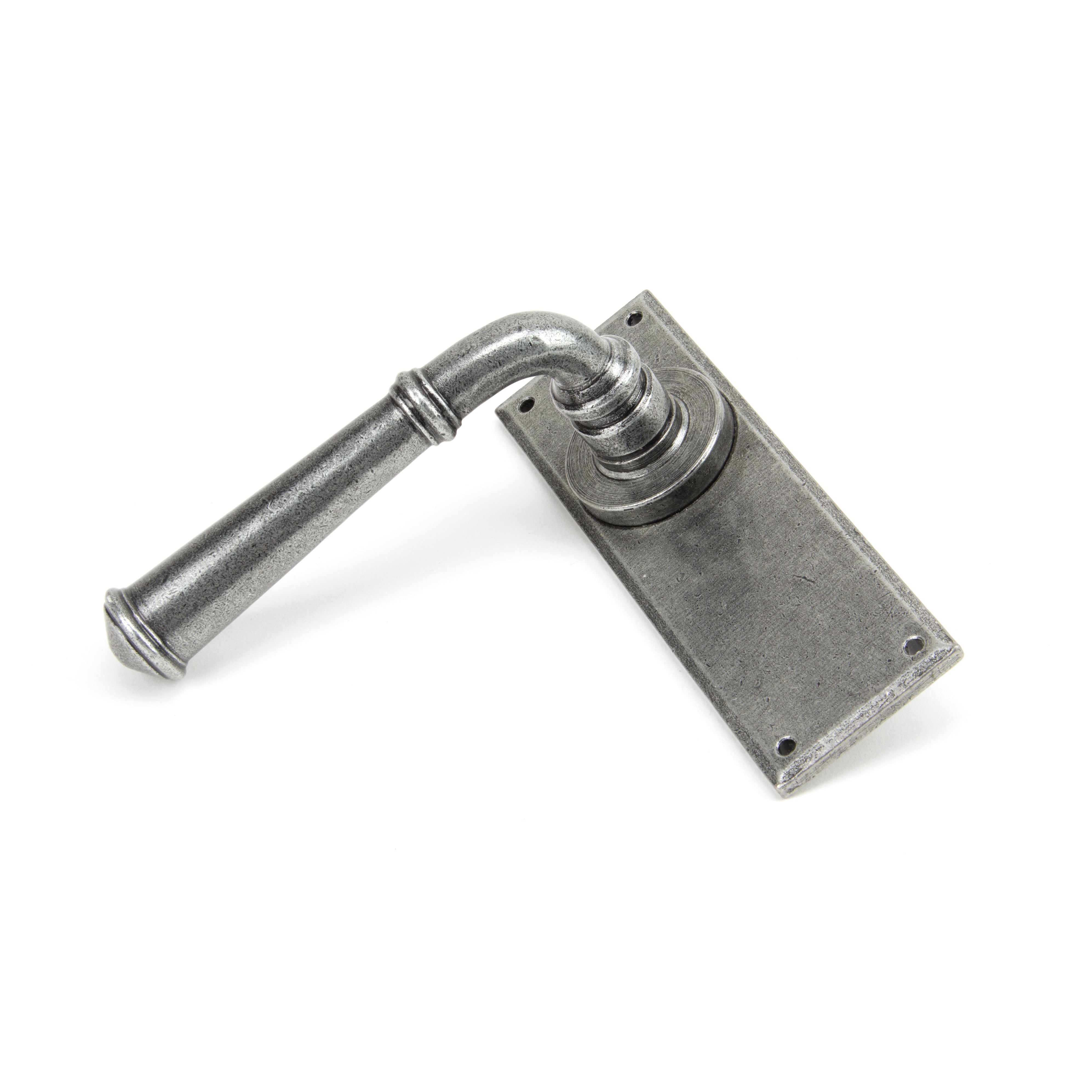 Pewter Regency Lever Latch Set | From The Anvil-Lever Latch-Yester Home