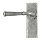 Pewter Regency Lever Latch Set | From The Anvil-Lever Latch-Yester Home