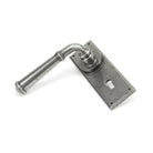 Pewter Regency Lever Lock set | From The Anvil-Lever Lock-Yester Home