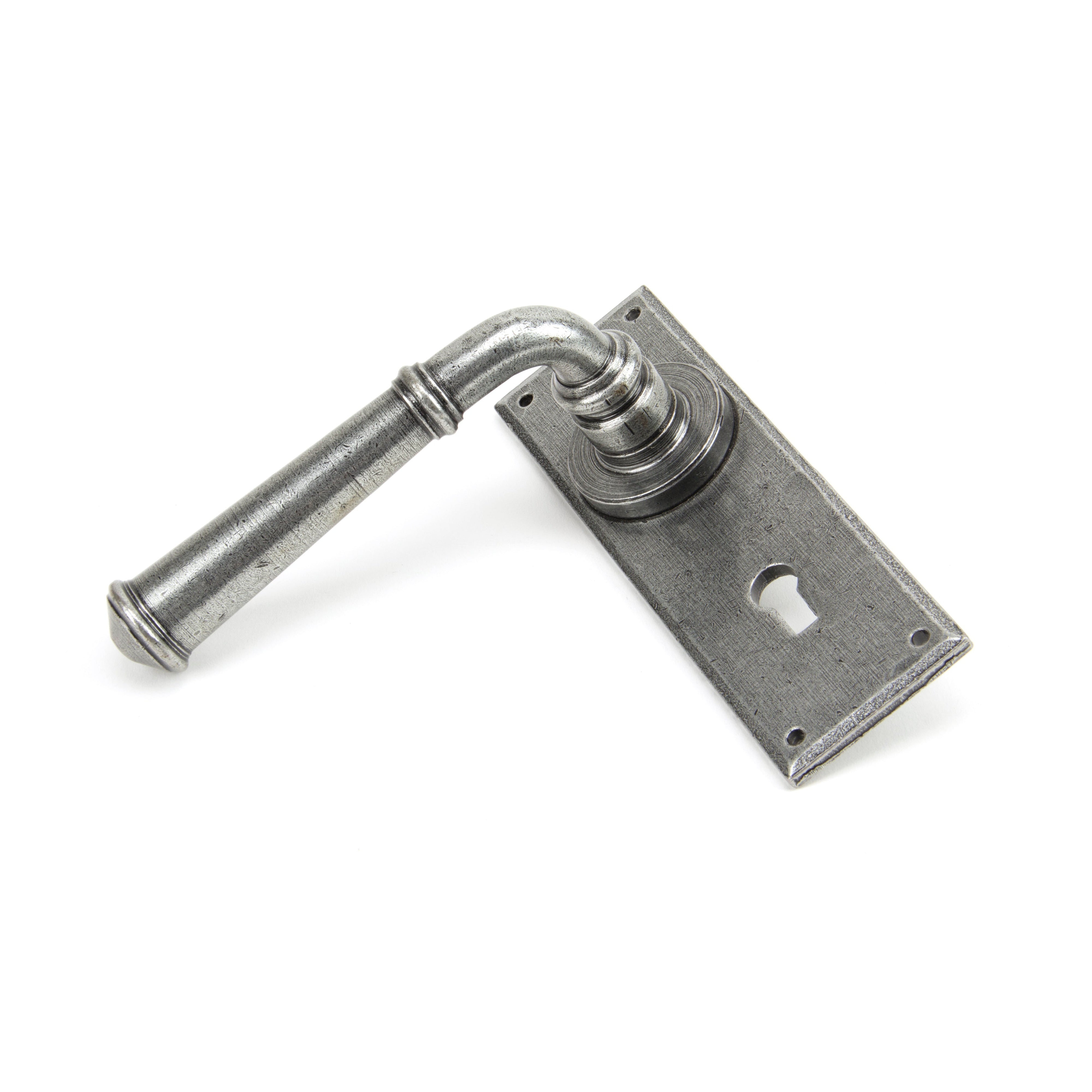 Pewter Regency Lever Lock set | From The Anvil-Lever Lock-Yester Home