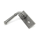 Pewter Regency Lever Lock set | From The Anvil - Lever Lock - From The Anvil - Yester Home