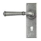 Pewter Regency Lever Lock set | From The Anvil-Lever Lock-Yester Home