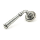 Pewter Regency Lever on Rose Set (Art Deco) | From The Anvil - Concealed - From The Anvil - Yester Home