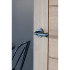 Pewter Regency Lever on Rose Set (Art Deco) | From The Anvil-Concealed-Yester Home
