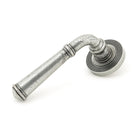 Pewter Regency Lever on Rose Set (Beehive) - Unsprung | From The Anvil - Concealed - From The Anvil - Yester Home