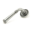Pewter Regency Lever on Rose Set (Beehive) - Unsprung | From The Anvil-Concealed-Yester Home