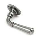 Pewter Regency Lever on Rose Set | From The Anvil-Lever on Rose-Yester Home