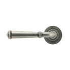 Pewter Regency Lever on Rose Set (Plain) | From The Anvil-Concealed-Yester Home