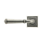 Pewter Regency Lever on Rose Set (Square) | From The Anvil-Concealed-Yester Home