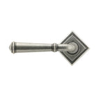 Pewter Regency Lever on Rose Set (Square) - Unsprung | From The Anvil-Concealed-Yester Home