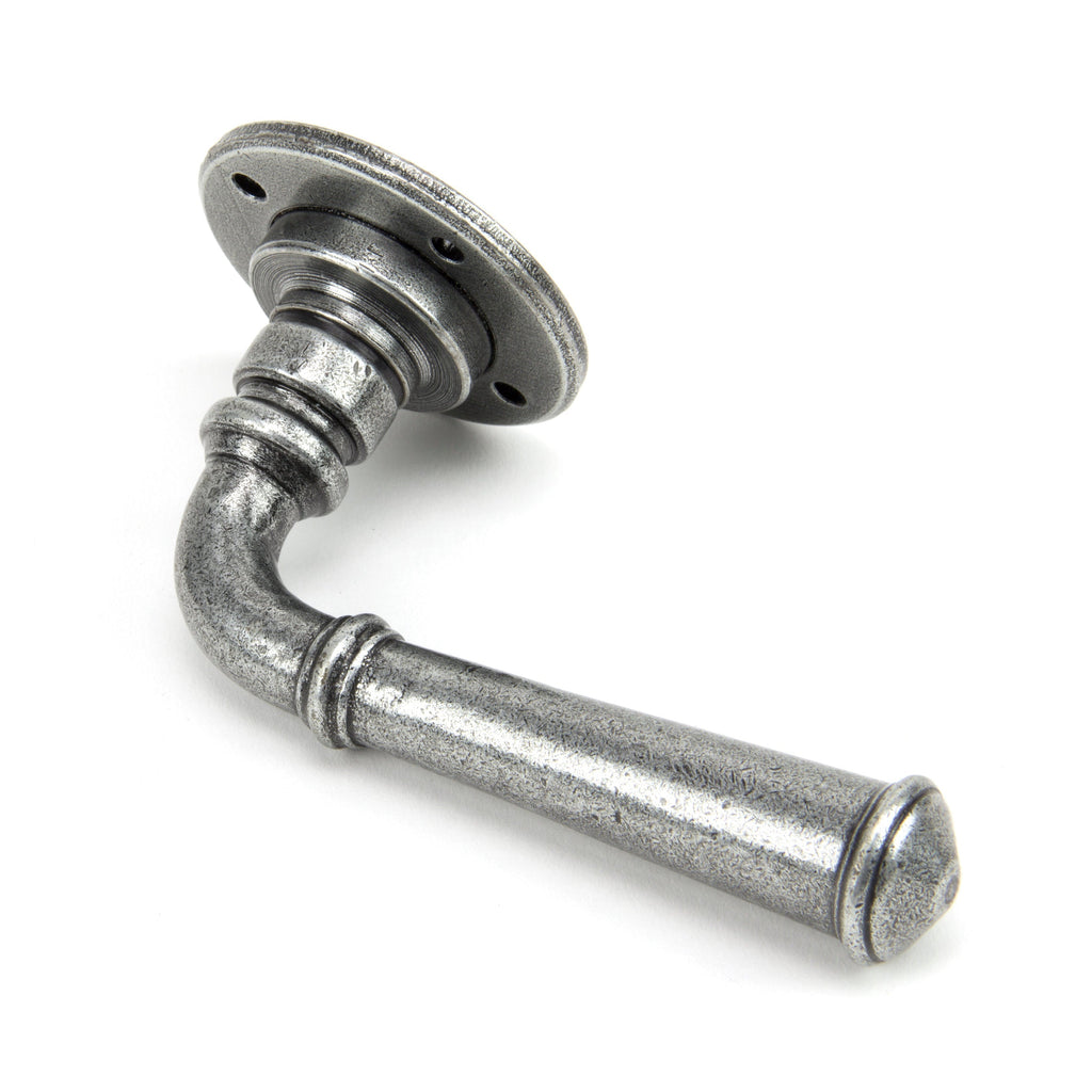 Pewter Regency Lever on Rose Set - Unsprung | From The Anvil-Lever on Rose-Yester Home