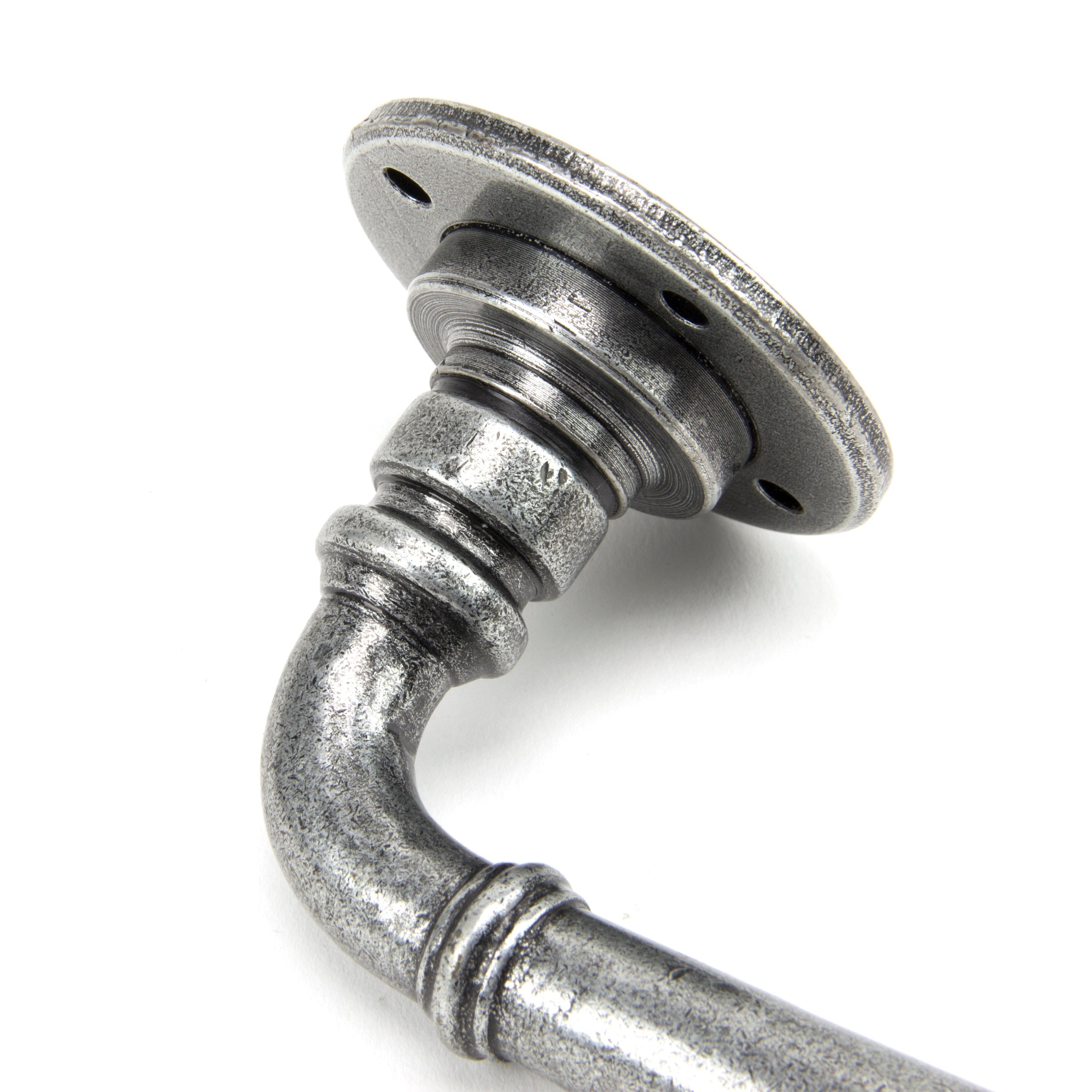 Pewter Regency Lever on Rose Set - Unsprung | From The Anvil-Lever on Rose-Yester Home
