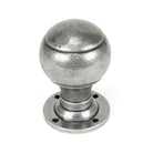 Pewter Regency Mortice/Rim Knob Set | From The Anvil - Mortice Knobs - From The Anvil - Yester Home