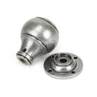 Pewter Regency Mortice/Rim Knob Set | From The Anvil - Mortice Knobs - From The Anvil - Yester Home