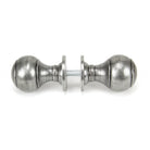 Pewter Regency Mortice/Rim Knob Set | From The Anvil-Mortice Knobs-Yester Home