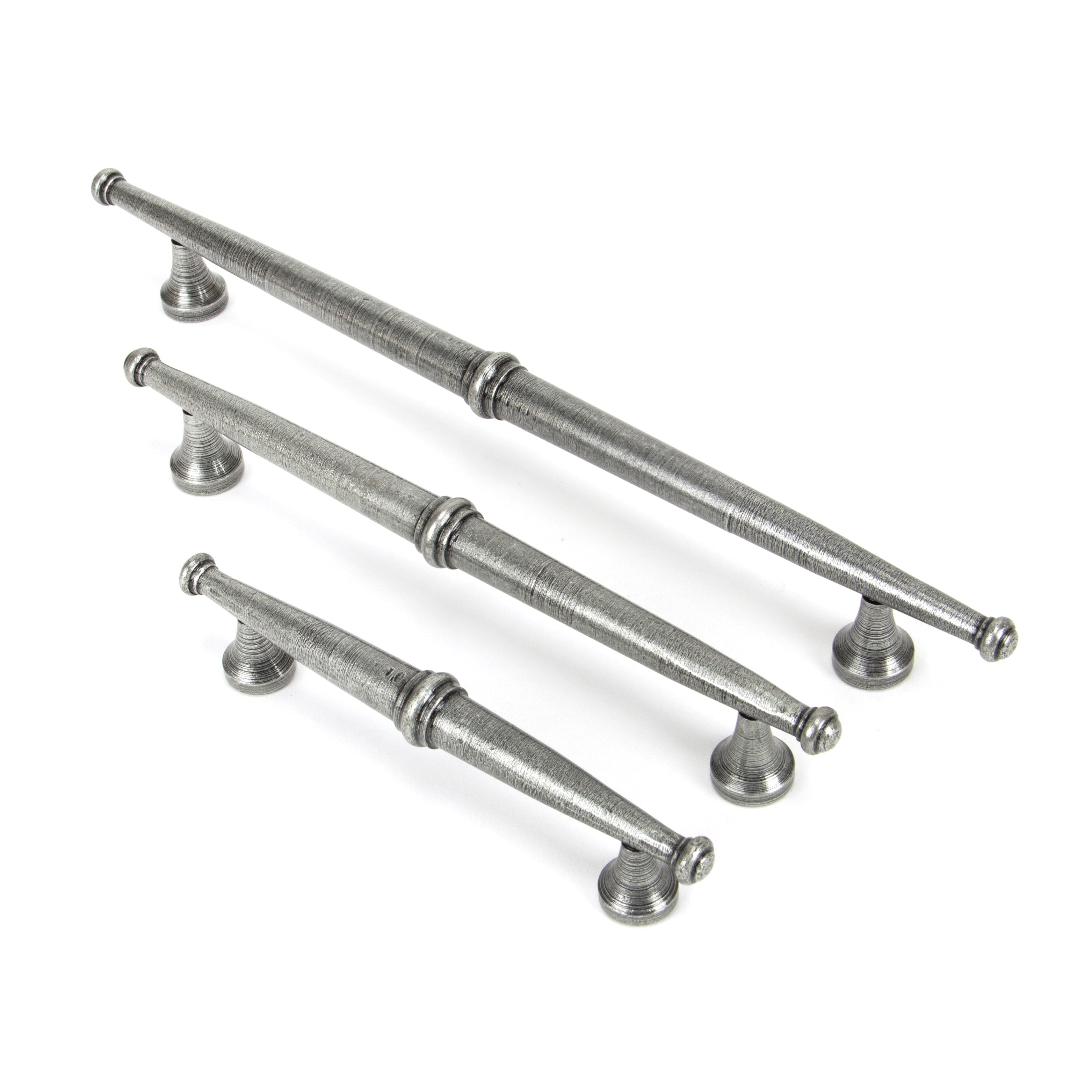 Pewter Regency Pull Handle - Medium | From The Anvil-Pull Handles-Yester Home