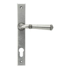 Pewter Regency Slimline Lever Espag. Lock Set | From The Anvil - Espagnolette - From The Anvil - Yester Home