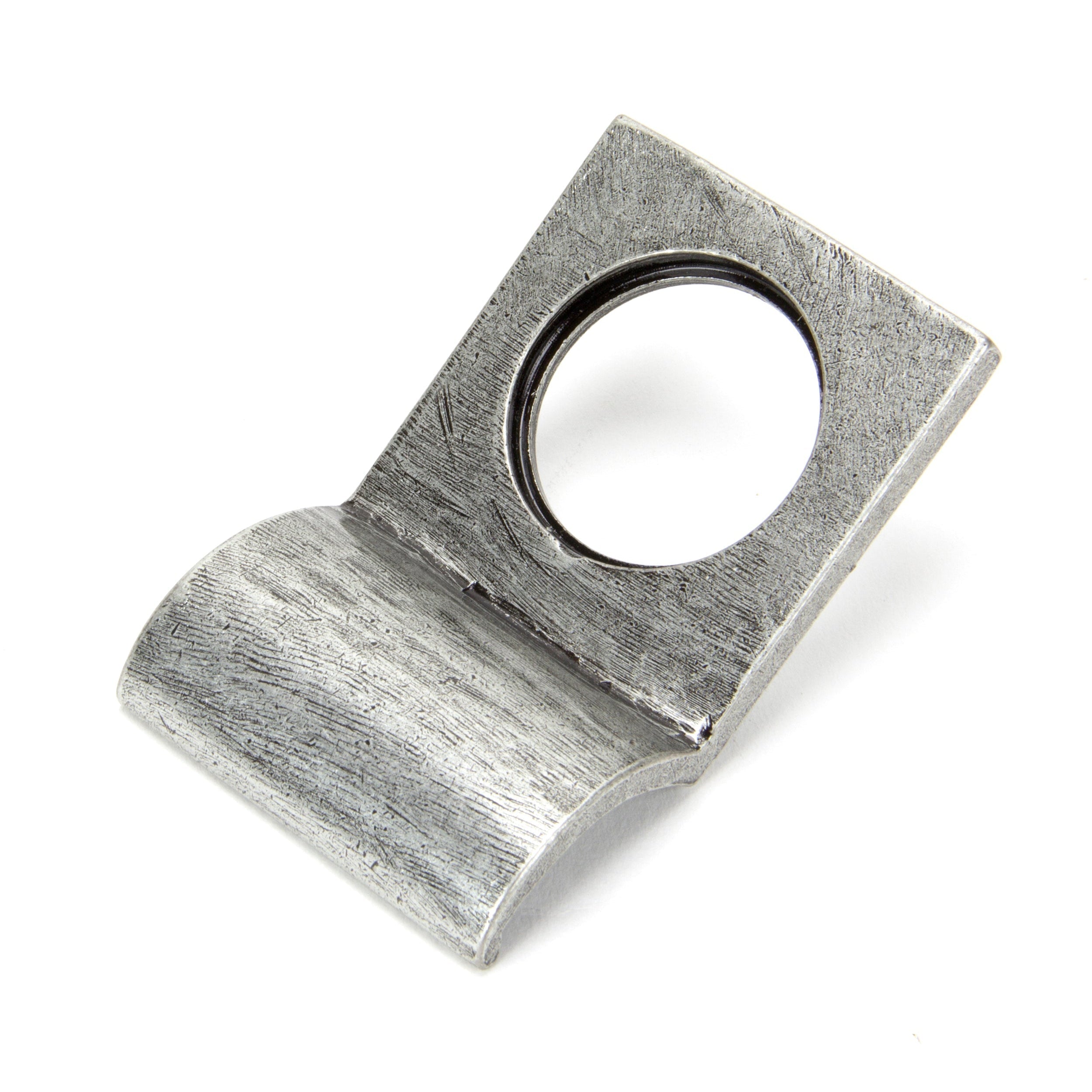 Pewter Rim Cylinder Pull | From The Anvil-Rim Cylinder Pulls-Yester Home