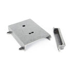 Pewter Rim Lock & Cast Iron Cover | From The Anvil - Rim Locks & Latches - From The Anvil - Yester Home