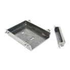 Pewter Rim Lock & Cast Iron Cover | From The Anvil - Rim Locks & Latches - From The Anvil - Yester Home