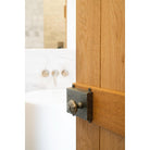 Pewter Rim Lock & Cast Iron Cover | From The Anvil-Rim Locks & Latches-Yester Home
