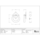 Pewter Ring Door Knocker | From The Anvil - Surface Fixed Door Knockers - From The Anvil - Yester Home