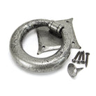 Pewter Ring Door Knocker | From The Anvil-Surface Fixed Door Knockers-Yester Home