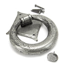 Pewter Ring Door Knocker | From The Anvil-Surface Fixed Door Knockers-Yester Home