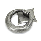 Pewter Ring Door Knocker | From The Anvil-Surface Fixed Door Knockers-Yester Home