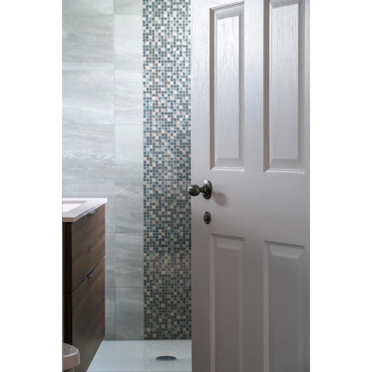 Pewter Round Bathroom Thumbturn | From The Anvil-Thumbturns-Yester Home