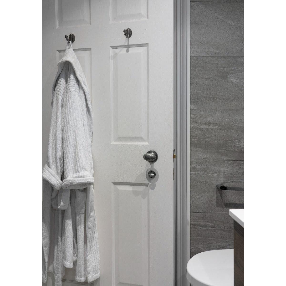 Pewter Round Bathroom Thumbturn | From The Anvil-Thumbturns-Yester Home