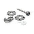 Pewter Round Bathroom Thumbturn | From The Anvil - Thumbturns - From The Anvil - Yester Home