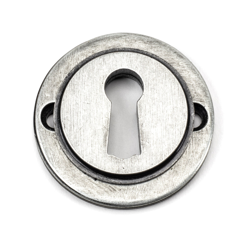 Pewter Round Escutcheon (Beehive) | From The Anvil-Escutcheons-Yester Home