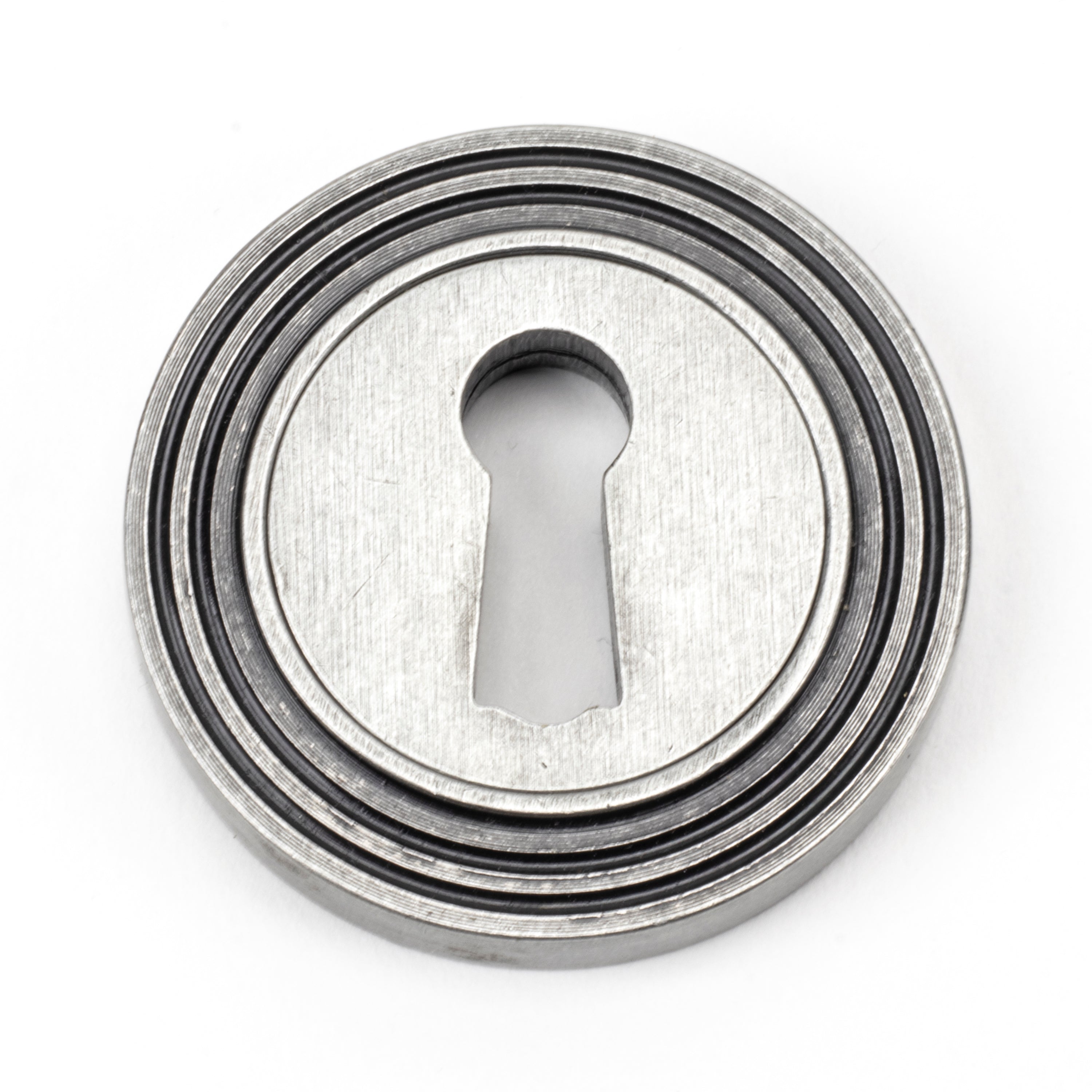 Pewter Round Escutcheon (Beehive) | From The Anvil-Escutcheons-Yester Home