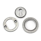 Pewter Round Escutcheon (Plain) | From The Anvil-Escutcheons-Yester Home