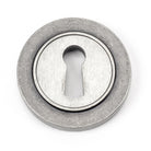 Pewter Round Escutcheon (Plain) | From The Anvil - Escutcheons - From The Anvil - Yester Home