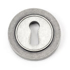 Pewter Round Escutcheon (Plain) | From The Anvil-Escutcheons-Yester Home