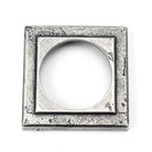 Pewter Round Escutcheon (Square) | From The Anvil-Escutcheons-Yester Home