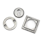 Pewter Round Escutcheon (Square) | From The Anvil-Escutcheons-Yester Home