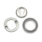 Pewter Round Euro Escutcheon (Beehive) | From The Anvil - Euro Escutcheons - From The Anvil - Yester Home