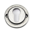Pewter Round Euro Escutcheon (Beehive) | From The Anvil-Euro Escutcheons-Yester Home