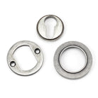 Pewter Round Euro Escutcheon (Plain) | From The Anvil - Euro Escutcheons - From The Anvil - Yester Home