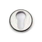 Pewter Round Euro Escutcheon (Plain) | From The Anvil-Euro Escutcheons-Yester Home