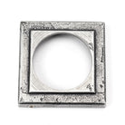 Pewter Round Euro Escutcheon (Square) | From The Anvil - Euro Escutcheons - From The Anvil - Yester Home